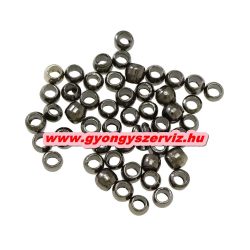   Stopper. Összenyomható rögzítő elem, fémgyöngy. 10g. Fegyveracél fekete szín.