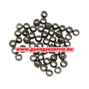 Stopper. Összenyomható rögzítő elem, fémgyöngy. 10g. Fegyveracél fekete szín.