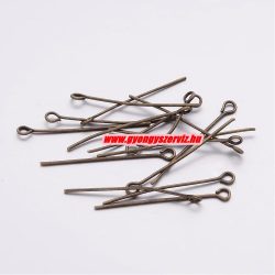 Hurkos szerelőpálca. 30x0.7mm. Antik bronz szín. 100db.
