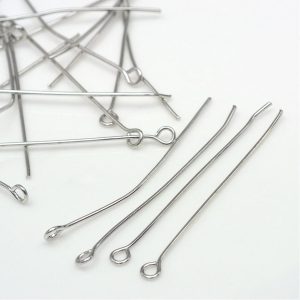 Hurkos szerelőpálca. 0.7x70mm. Platina szín. 100db/csomag.