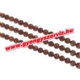 Tibeti achát ásványgyöngy . 8mm.  1 szál (40cm).