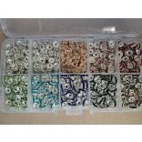 1000db kristály rondell. 6mm. AA minőség, ajándék tároló dobozban. 