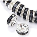 1000db kristály rondell. 6mm. AA minőség, ajándék tároló dobozban. 