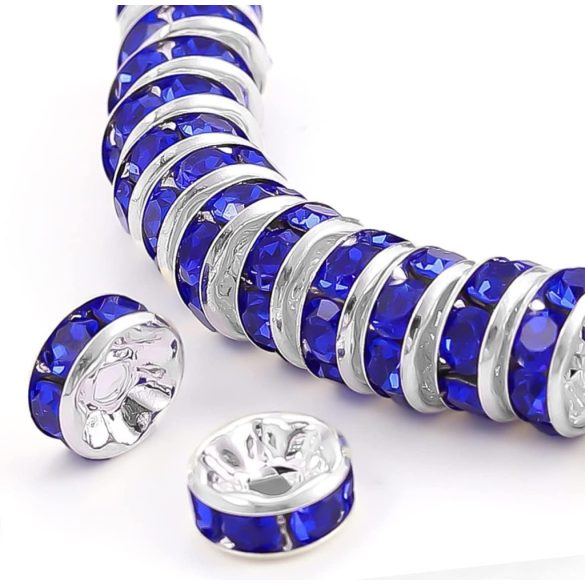 1000db kristály rondell. 6mm. AA minőség, ajándék tároló dobozban. 