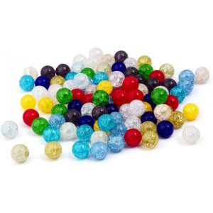 Cseh roppantott üveggyöngy. Mix. 50db/csomag.