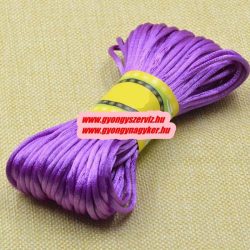 Leárazás! Poliészter fonal. 2.5mm. Világoslila. 20m/db.
