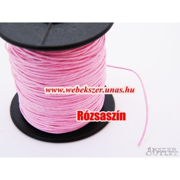 Viaszolt szál. 1mm. 29 szín! Válassz színt!  90m/tekercs.