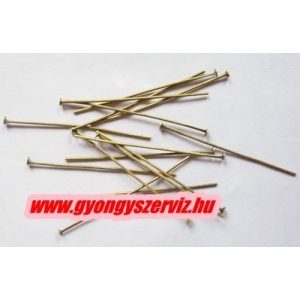 Talpas szerelőpálca. 35x0.7mm. Antik bronz szín. 100db.