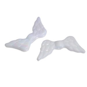 Akril angyalszárny köztes. Fehér AB. 100db/csomag.