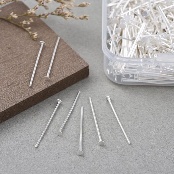 Talpas szerelőpálca. 24x0.7mm. Ezüst szín. 450db 