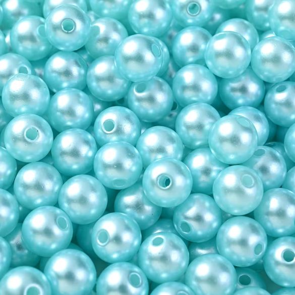 0.5 kg akril gyöngy. 8mm. Türkiz.