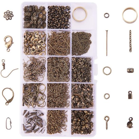 Kreatív, 1570 darabos szerelék szett. Antik bronz színben.