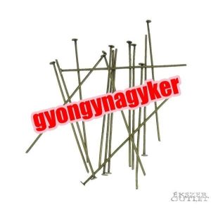 Szerelőpálca. 45x0.8mm. Antik bronz.   100db.