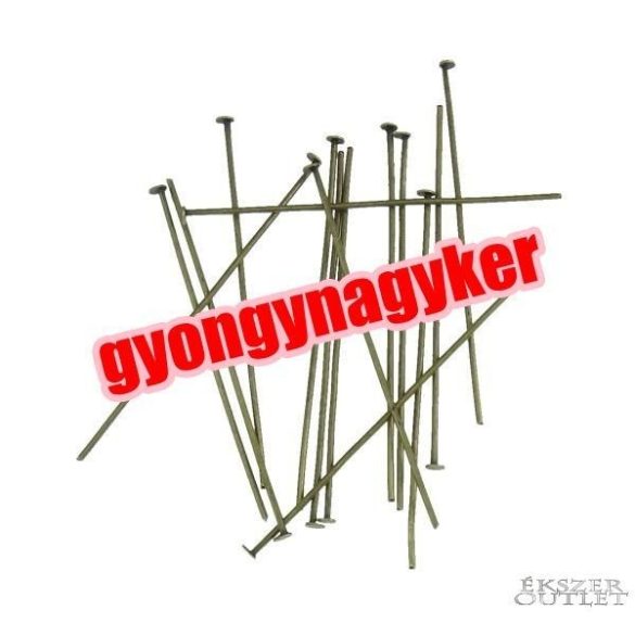 Szerelőpálca. 45x0.8mm. Antik bronz.   100db.