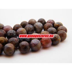 Pietersite ásványgyöngy. 8mm. 1 szál. (kb. 40cm)