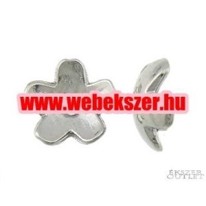 Gyöngykupak. Fémgyöngy. Antik ezüst szín.6.5x6.5x2mm.   100db.