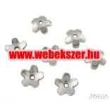 Gyöngykupak. Fémgyöngy. Antik ezüst szín.6.5x6.5x2mm.   100db.
