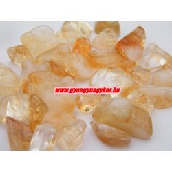 Citrin ásvány marokkő. 100 gramm/csomag.