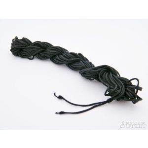 10db.  Shamballa fonal. Nylon fonal.1mm. Fekete.  25m/db.