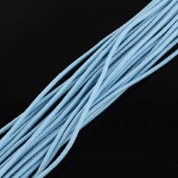 Leárazás! 100m. Kalapgumi. Gumizsinór. 2mm. Világoskék.