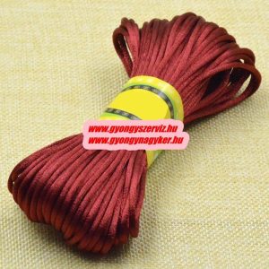 Leárazás! Poliészter fonal. 2.5mm. Sötét bronz. 20m/db.