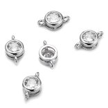 Kiárusítás! Cirkon kristályos összekötő elem. 4 színben.