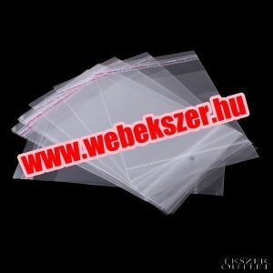 Ragasztócsíkos celofánzacskó. 100x160mm. 200db/csomag.