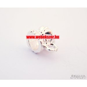 100db.  stílusú fém gyöngy. Charm tartó, medál tartó.  