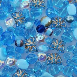  Preciosa világos türkiz mix. 50g/csomag. 