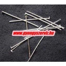 Talpas szerelőpálca. 60x0.7mm. Ezüst szín. 100db.