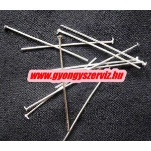 Talpas szerelőpálca. 60x0.7mm. Ezüst szín. 100db.