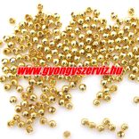 5 gramm. Fémgyöngy, fém golyó köztes gyöngy. 3mm.  6 színben. Válassz színt!