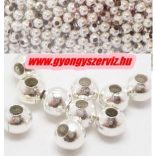 5 gramm. Fémgyöngy, fém golyó köztes gyöngy. 3mm.  6 színben. Válassz színt!