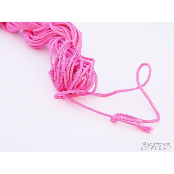 10db.  Shamballa fonal. Nylon fonal. 1.5mm. 12.5 m/db. Pink.  