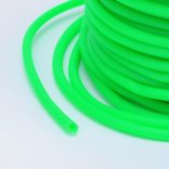 Leárazás! Üreges PVC zsinór. 2mm.  Neonzöld. 50m/tekercs.