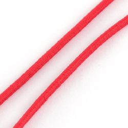 Leárazás! 100m. Kalapgumi. Gumizsinór. 2mm. Piros