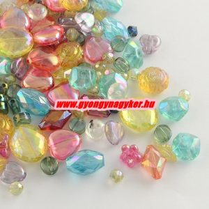 Akril gyöngy. AB. 50g. Mix.