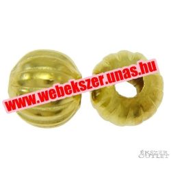 Fémgyöngy. 8x7mm.  100db.