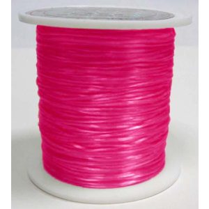Leárazás! 60m/tekercs. Sztreccs damil, gumidamil. 0.8mm. Pink.