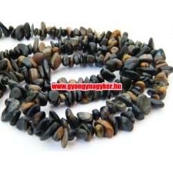   Sólyomszem. Törmelékköves szál. Féldrágakő splitter. 