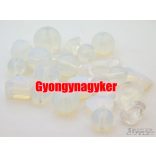 Vegyes gyöngy válogatás. Üveg, ásvány gyöngy mix. 50g/csomag. 8 szín! 