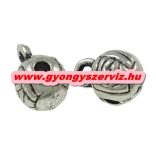 100db.  tartó, medál tartó, köztes fémgyöngy. Rózsa. 6x9mm.  
