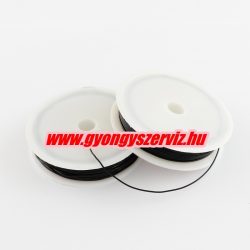 Sztreccs damil, gumidamil. Fekete. Válassz méretet!