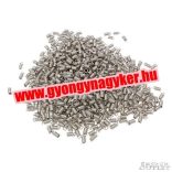  100db. Rugós végzáró. 4x8mm. Platina szín. 