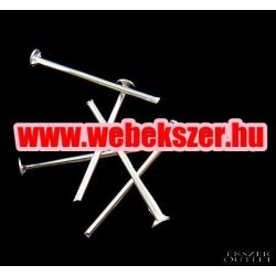 Talpas szerelőpálca . 0.8x16mm. Ezüst szín.  100db.