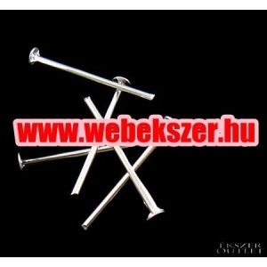 Talpas szerelőpálca . 0.8x16mm. Ezüst szín.  100db.