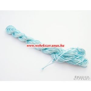 10db.  Shamballa fonal. Nylon fonal. 1mm. 25m/db. Türkizkék.   Legjobb ár!