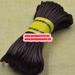 Leárazás! Poliészter fonal. 2.5mm. Sötétbarna. 20m/db.
