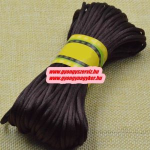 Leárazás! Poliészter fonal. 2.5mm. Sötétbarna. 20m/db.