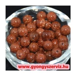 Barna napkő. 6mm. 1 szál. (kb. 40cm)